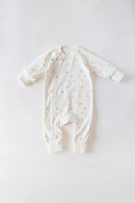 Ромпер на блискавці інтерлок принт Пташки