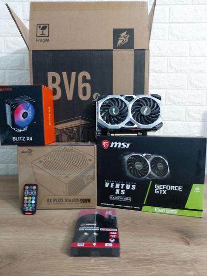 Ігровий ПК 1stPlayer BV6 Tower / Intel Core i5-8400 (6 ядер по 2.8 - 4.0 GHz) / 16 GB DDR4 / 256 GB SSD M.2 + 512 GB SSD / nVidia GeForce GTX 1660 Super, 6 GB GDDR6, 192-bit / 500W / Windows 11 Pro б/в | Зображення 7