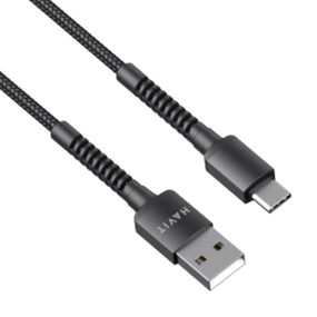 Кабель USB Type-C Havit HV-CB6197 2,1А 1м чорний