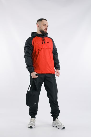 Комплект чоловічий Nike: анорак "House" чорно-червоний+ штани "President" чорні + барсетка чорна L (1621603302/2) | Зображення 4