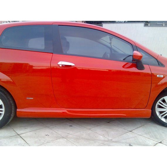 Боковые пороги (под покраску) для Fiat Punto Grande/EVO 2006-2018 гг | Зображення 3