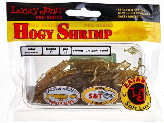 Твистер 3" LJ Лаки Джон Hogy Shrimp 140-SB05 | Зображення 1