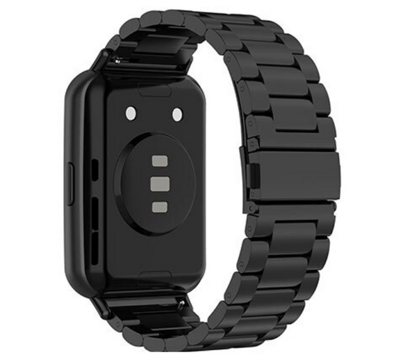 Металевий ремінець Primolux для смарт-годинника Huawei Watch Fit 2 - Black | Зображення 1