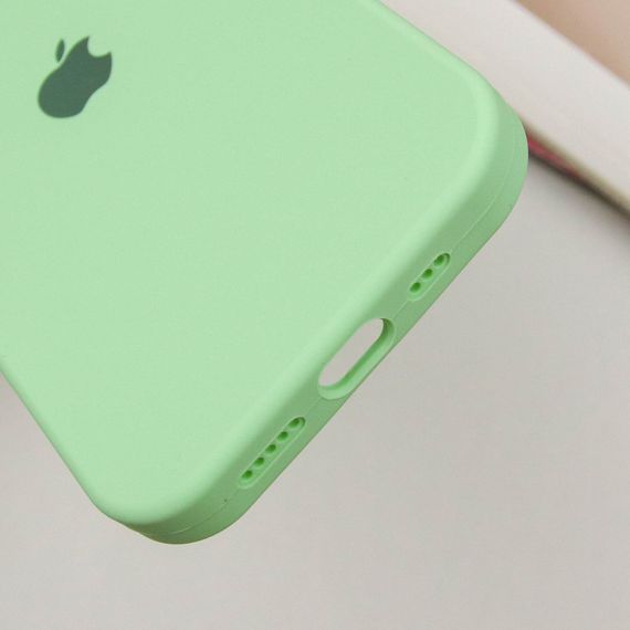 Чохол Silicone Case Full Protective (AA) для Apple iPhone 16 (6.1") Зелений / Pistachio | Зображення 6