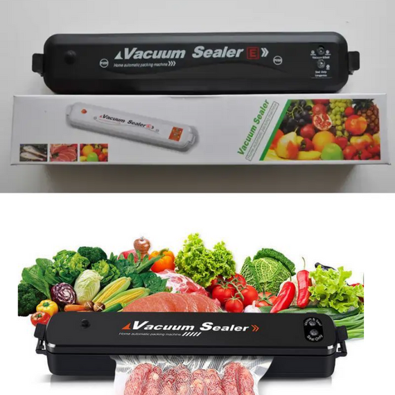 Кухонний вакуумний пакувальник для збереження свіжості продуктів без втрати смаку, машинка для вакуумування | Зображення 1