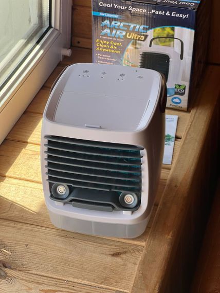 Портативный вентилятор USB с водяным охлаждением, распылитель, Arctic air cooler AND XL-1375, увлажнитель | Зображення 4