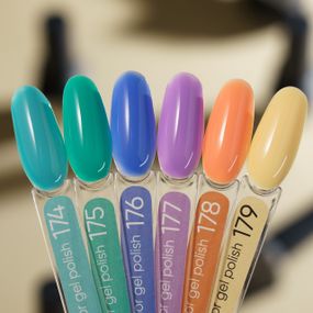 Гель-лак Valeri 174 "Морський бриз" 6мл