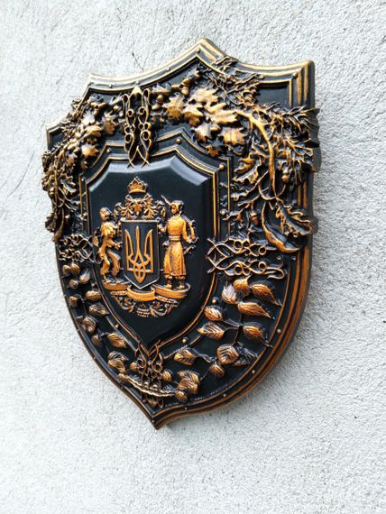 Панно з українською символікою Об'ємне панно на стіну герб України | Зображення 4