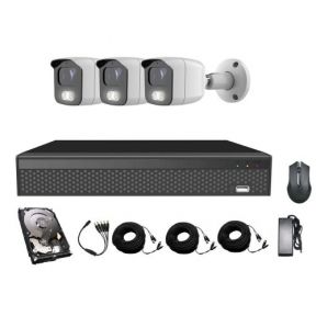 Комплект AHD видеонаблюдения CoVi Security AHD-3W KIT  HDD500
