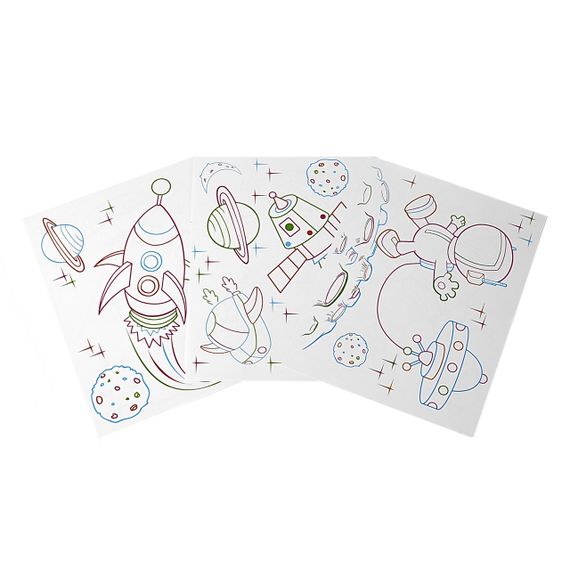 Дошка для малювання з ефектом 3D Magic Board (космос) (4150) ff | Зображення 1
