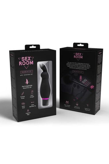 Набор девайсов для секса Dream Toys Sex Room Raunchy, 6 предметов, черный/розовый Sex Aura