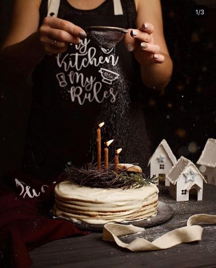 Фартух My Kitchen My Rules (Чорний) | Зображення 5