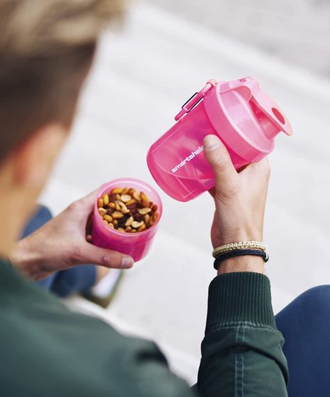 Шейкер спортивний SmartShake Original2GO 600ml Neon Pink | Зображення 3