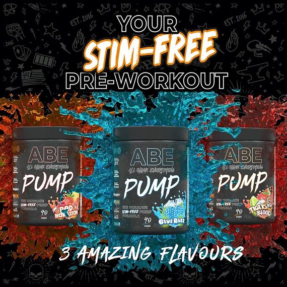 Передтренувальний комплекс Applied Nutrition ABE Pump 500 g (Blue Razz) | Зображення 2