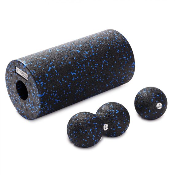 Масажний набір Cornix (Ball 8 см, Duoball 8 х 16 см та Foam Roller 30 х 15 см) XR-0078