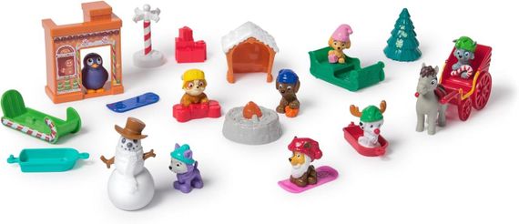 Адвент календарь Щенячий патруль 2024 Paw Patrol Advent Calendar Подарочный праздничный набор | Зображення 3