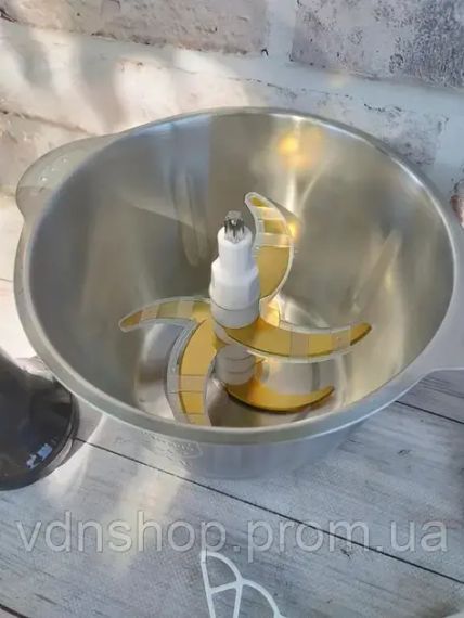 Подрібнювач кухонний Zepline ZP-00219 комплект із 2 чашами скло та металева 3.2 л чоппер 3000 Вт | Зображення 3