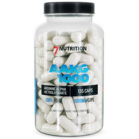 L-аргинин 7 Nutrition AAKG 1000 135 caps