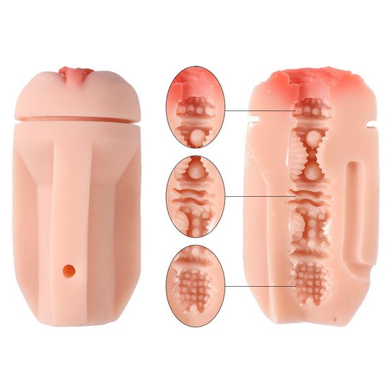 Мастурбато-вагіна пляшка Beer bottle masturbation Cup без вібрації тілесний Sex Aura | Зображення 5