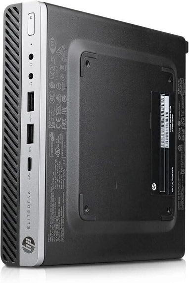 Неттоп HP EliteDesk 800 G5 Mini USFF / Intel Core i5-9500 (6 ядер по 3.0 - 4.4 GHz) / 8 GB DDR4 / 256 GB SSD NVMe / Intel UHD Graphics 630 б/у | Зображення 3