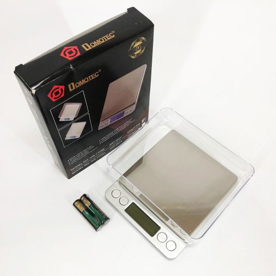 Точные электронные весы для ювелирных изделий Domotec MS-1729B 500 г, Ювелирные весы карманные CK-93 | Зображення 2