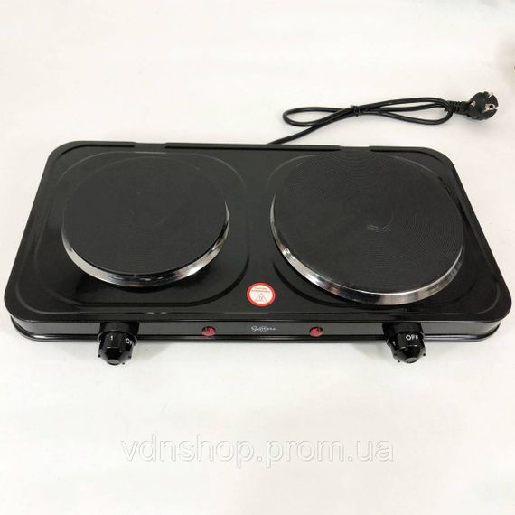 Кухонная плита для маленькой кухни, Электрическая плита на две конфорки для стола NX-46