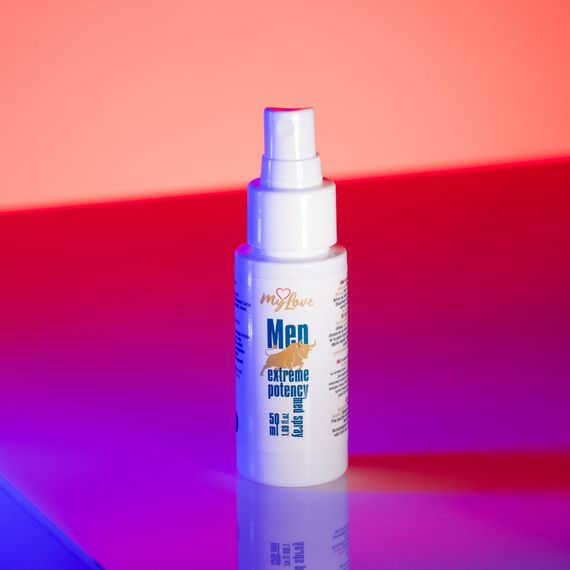 Інтимний спрей-лубрикант для чоловіків - MyLove Man Extreme Potency Med Spray, 50 мл | Зображення 1