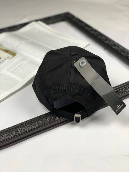 Кепка Stone Island black on black c008 | Зображення 2