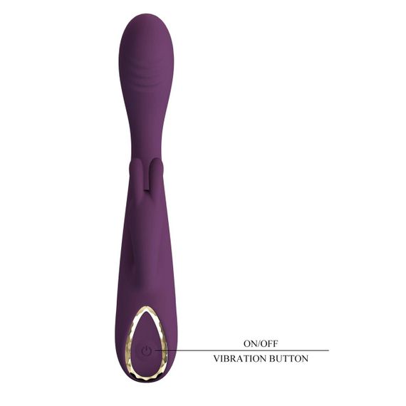 Вібратор - Pretty Love Emma Powerful Silicone Rabbit Vibrator Sex Aura | Зображення 7