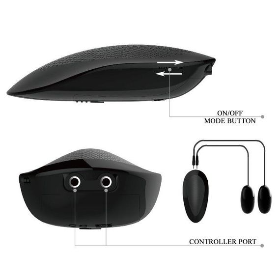 Мастурбатор с двойной вибрацией и двумя входами Crazy Bull BM-009175Z-1 sexstyle | Зображення 8