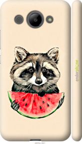 Чохол на Huawei Y3 2017 Єнотик з кавуном "4605m-991-2448"