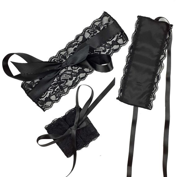 Еротичний набір пов’язка на очі та наручники Art of Sex: Blindfold and Handcuffs Aria | Зображення 1