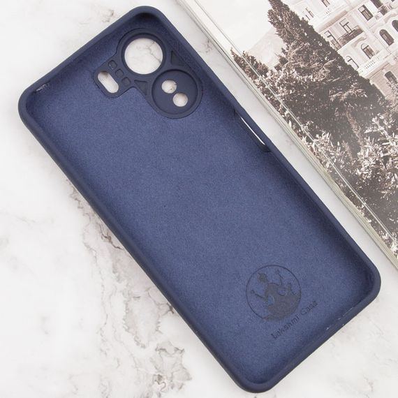 Чохол Silicone Cover Lakshmi Full Camera (AA) для Oppo A60 4G Синій / Midnight Blue | Зображення 2