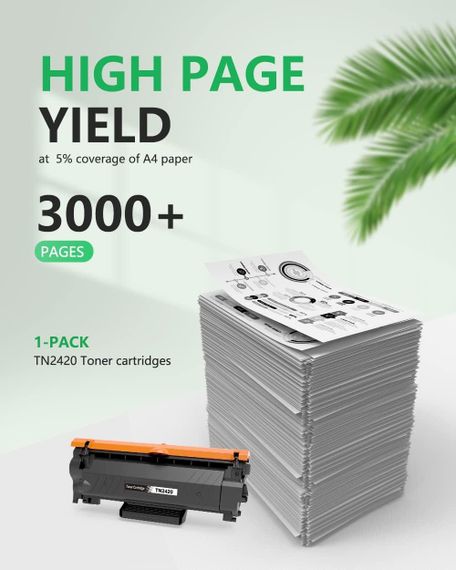 Тонер-картридж TN2420 TN-2420 для Brother MFC-L2710DW MFC-L2710DW HL-L2350DW MFC-L2710DN HL-2310D DCP-L2530DW MFC-L2730DW | Зображення 4