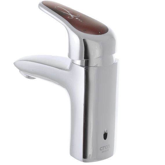 Змішувач для умивальника Cron Magic 001 (червона ручка) (CR0143) | Зображення 1