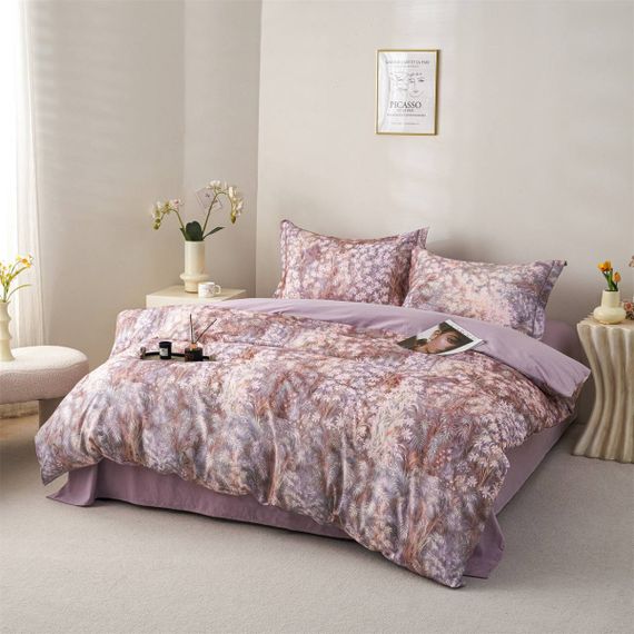 Постельное белье двуспальное из сатина L&M Print 10 21609 180х200 см