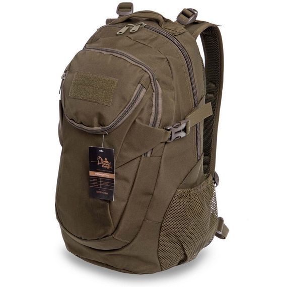 Тактичний штурмовий рюкзак Silver Knight TY-8460, 23 л (44×27×19 см) Олива | Зображення 2