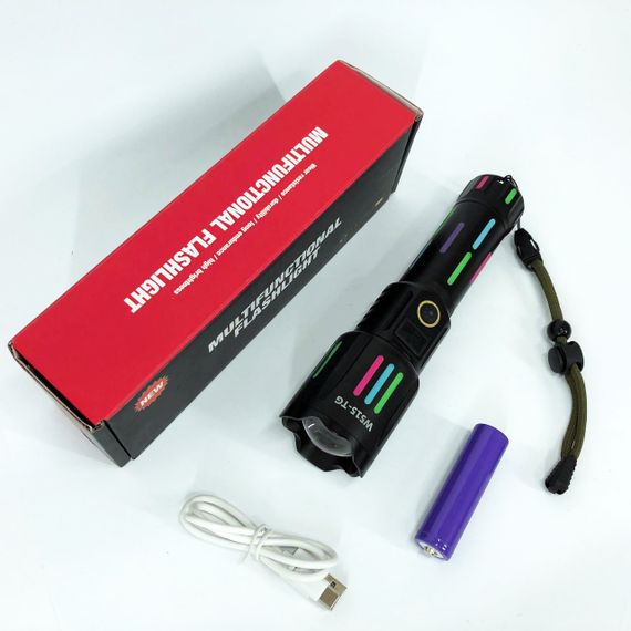 Потужний ліхтарик для дому із зарядкою W515-PM10-TG, Потужні ручні ліхтарі sofirn, Дуже яскравий ліхтар UE-92