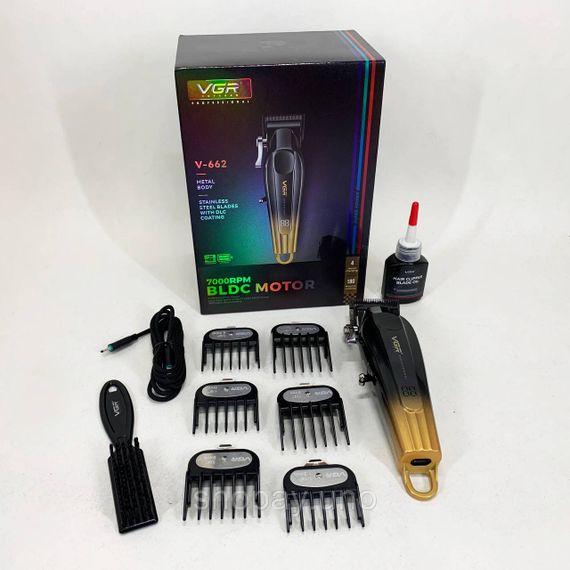 Акумуляторна машинка для стрижки VGR V-662 Колір: золотий | Зображення 6