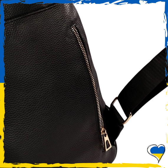 Рюкзак жіночий з якісної екошкіри. Рюкзак для дівчаток. Рюкзак чорний | Зображення 4