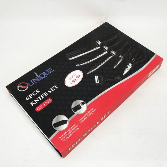 Набір кухонних ножів преміум UNIQUE, Набір ножів для кухарів Професійний кухонний HF-29 | Зображення 3