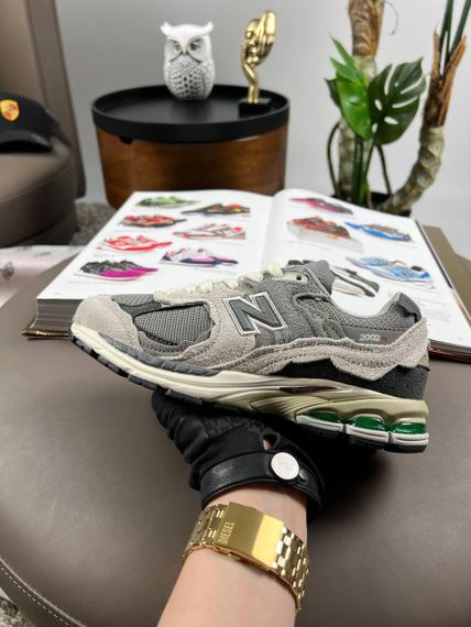 Кросівки New 2002R New Grey Beige Green , текстиль , В'єтнам 40 25.5 см | Зображення 2