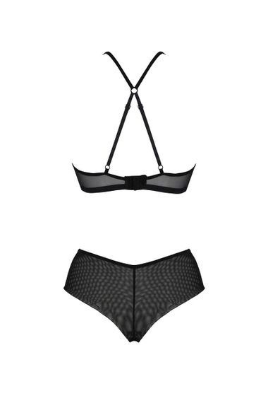 Комплект Passion KERRIA BIKINI black, XXL/XXXL, бралет і трусики-бікіні Sex Aura | Зображення 3