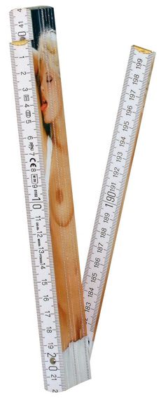 Лінійка - Folding Ruler "Girl", 2 м Sex Aura | Зображення 1