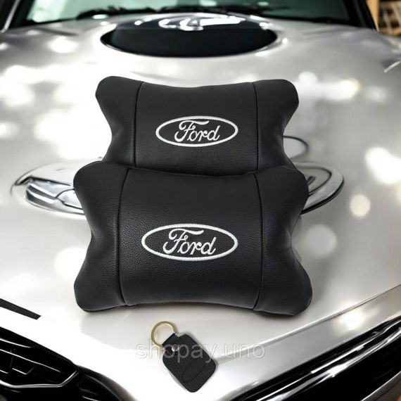 Подушка для водія для авто Ford, Подушка підголівник в подарунок комфорту в авто VB-79 | Зображення 5