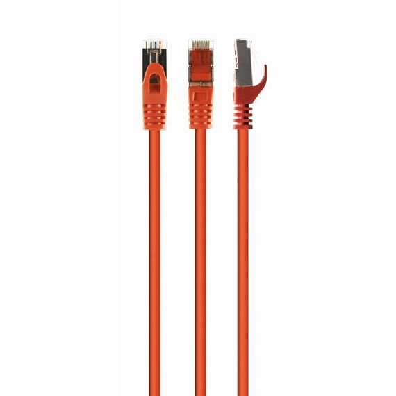 Патч корд Cablexpert PP6A-LSZHCU-O-5M, S/STP, литий, 50u" штекер із фіксатором, 5 м, помаранчевий
