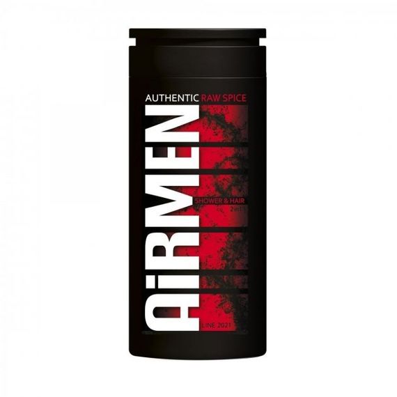 Шампунь-гель для душу 2в1 Authetnic AirMen Raw Spice 8595025834546 400 мл