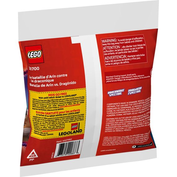 Конструктор LEGO recruitment Ninjago Арін проти Дракона: Битва (30700) | Зображення 2