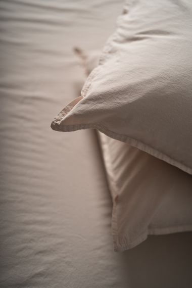 Комплект постільної білизни SoundSleep Stonewash євро 200х220 см бежевий (93593007) | Зображення 6