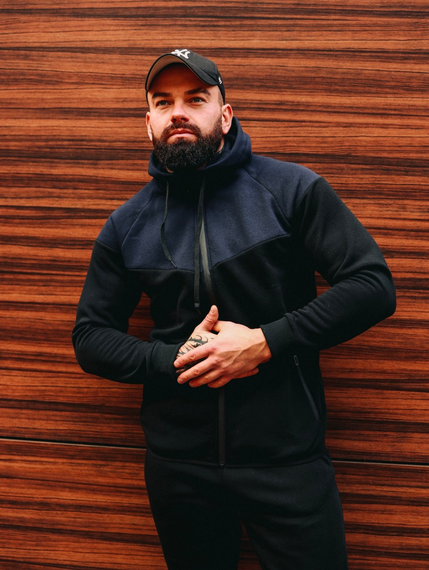 Кофта коса синій S M | Зображення 1